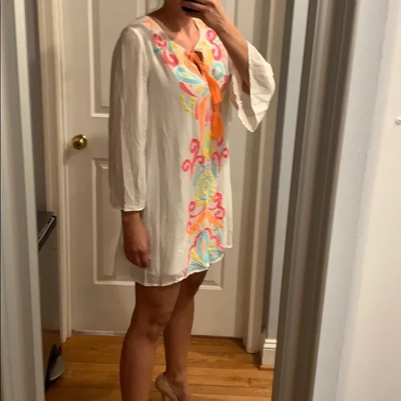 Lilly Pulitzer Long Sleeve Tunic Dress - Picture 4 of 7